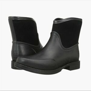 UGG Women's Paxton Waterproof Rain Boot Black Sz 9